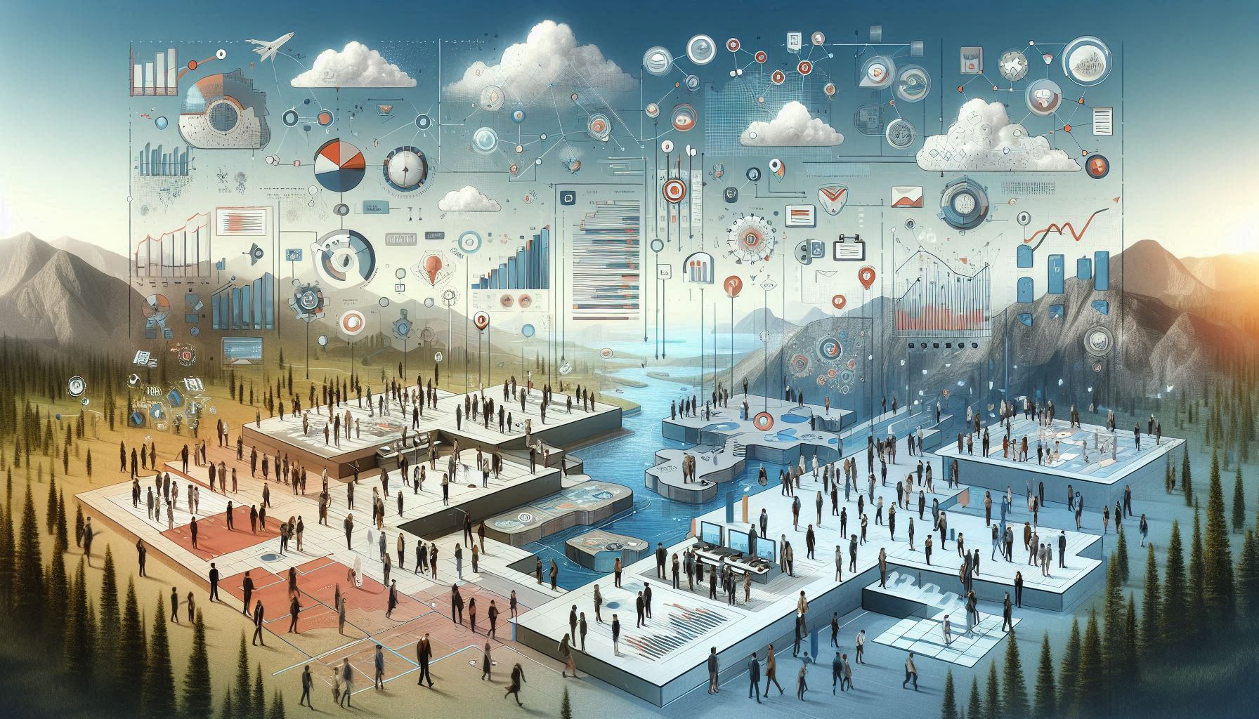 Scenario planning visualization